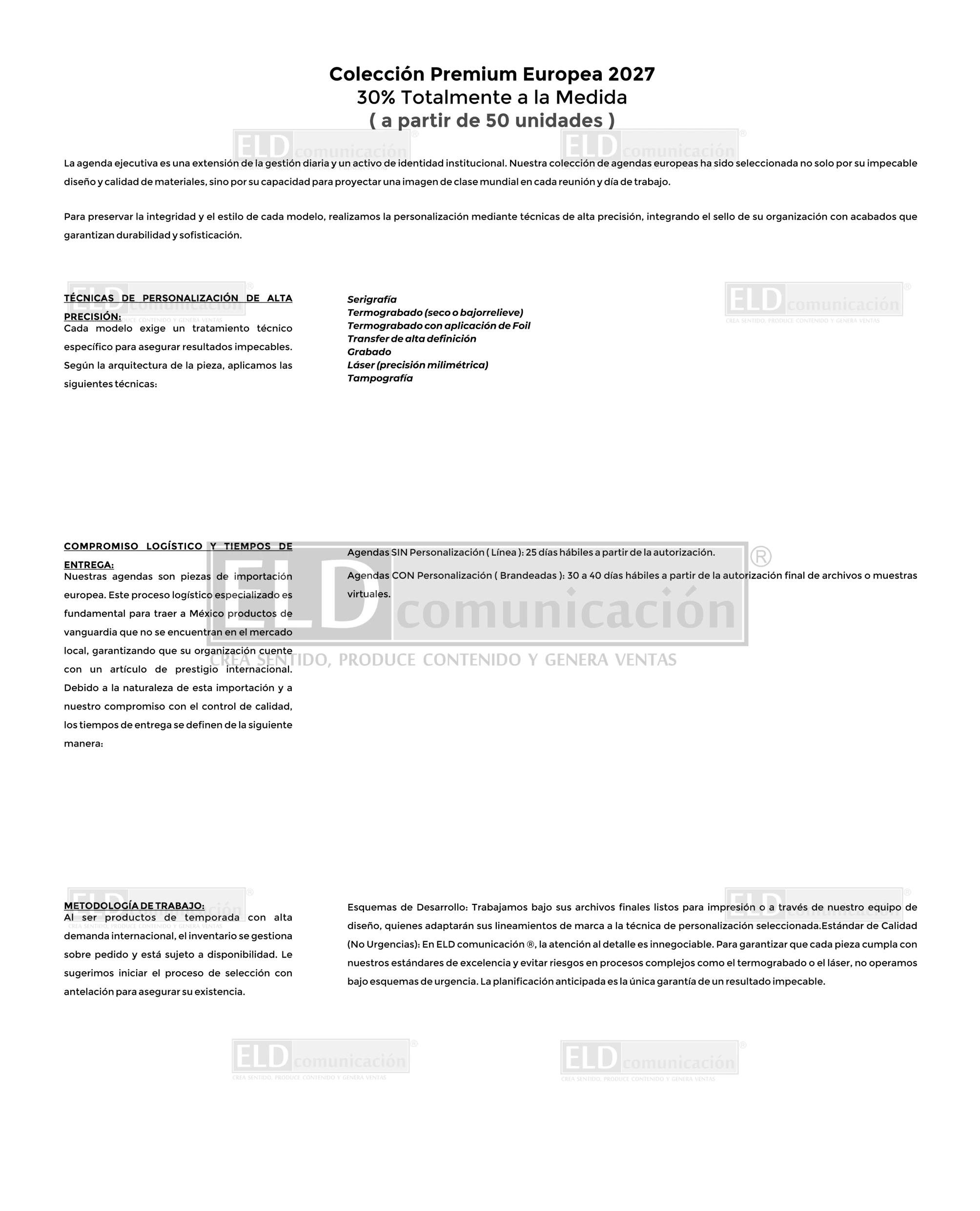 Agendas Colección Premium Europea 2027 01