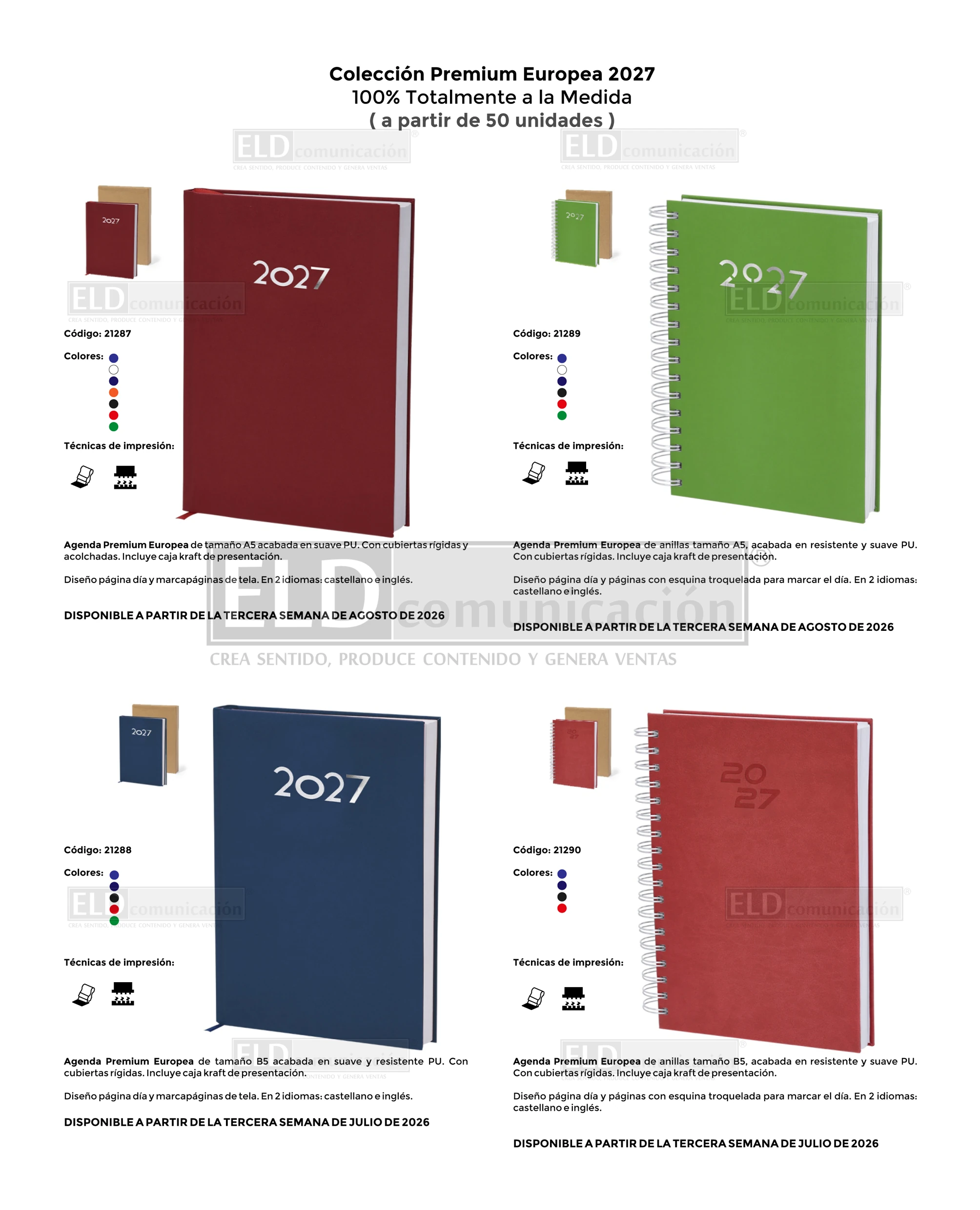 Agendas Colección Premium Europea 2027 02